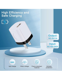 Adaptador de Pared USB 1A Cargador de 5 Unidades - Shenzhen 2