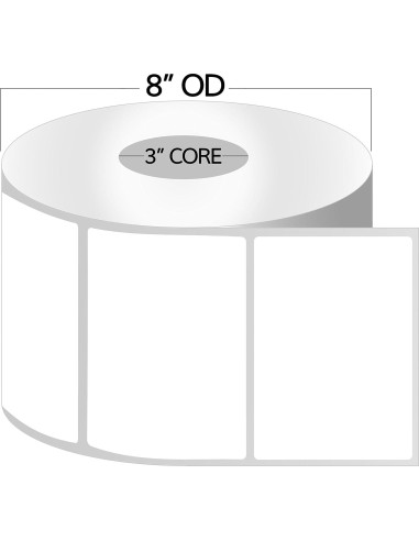 Etiquetas Térmicas Removibles OfficeSmart 63.5x31.75mm 25000 Unidades