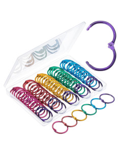 Anillos de carpeta suelta Mr. Pen 72 unidades 2.54 cm colores