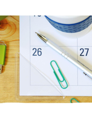 Esquinas de Calendario StoreSMART 4-Pack Vinilo Transparente