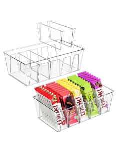 Organizadores de Almacenamiento Puricon 2 Pack 26.5x13x8.9 cm