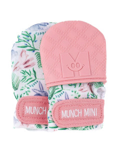 Mitones de Dentición Munch Rosa Claro - Paquete de 2 para Bebés