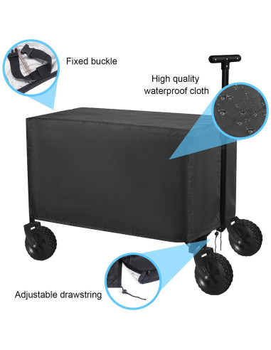Cubierta de Carro Impermeable SEJGGKQ 96.5x55.9x50.8 cm