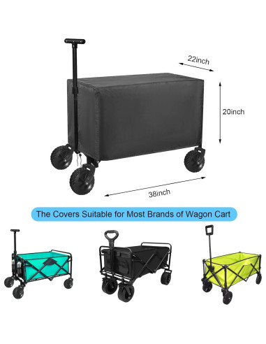 Cubierta de Carro Impermeable SEJGGKQ 96.5x55.9x50.8 cm