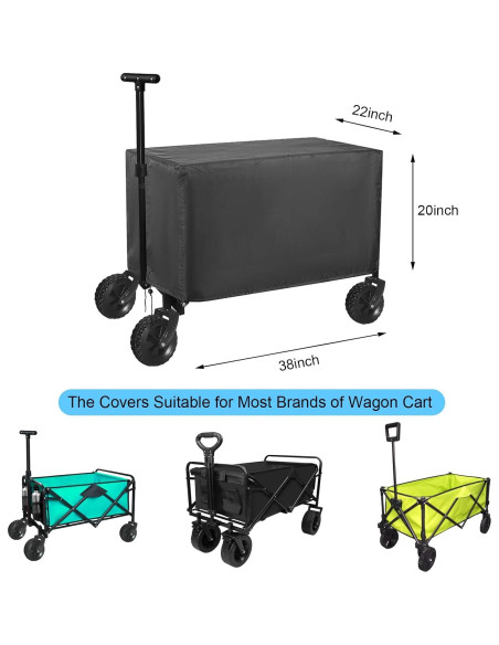 Cubierta de Carro Impermeable SEJGGKQ 96.5x55.9x50.8 cm