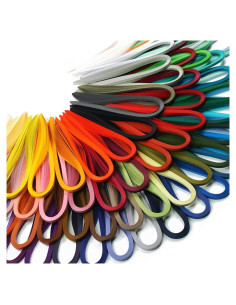 JUYA Juego de Quilling de Papel 72 Colores 2880 Tiras 1.5mm