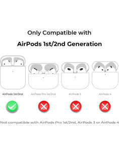 Funda de AirPods YONOCOSTA Gato Negro de la Suerte PVC 2