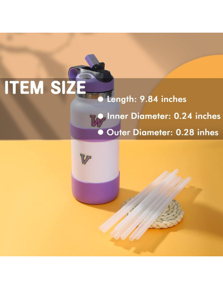 Juego de 11 Pajitas Reutilizables Miracredo con Cepillos