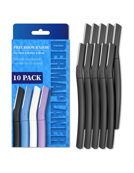 Rasuradora de Dermaplaning BULIMICA con 10 Cuchillas - Negro