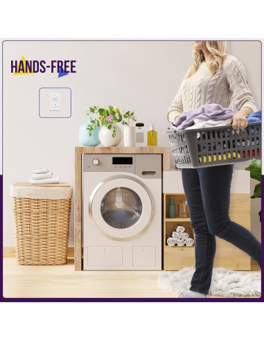 Interruptor de Luz con Sensor de Movimiento Enerlites HMOS-J-W 500W