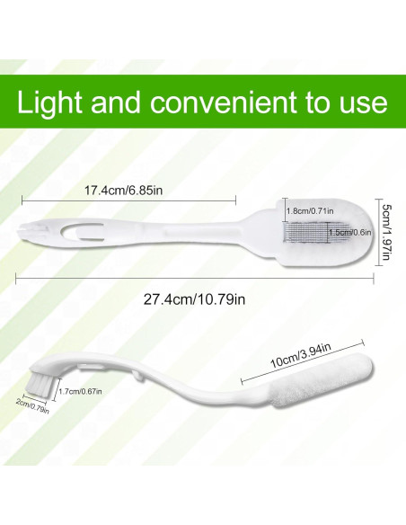 Cepillo de Limpieza de Zapatos Feelorna Doble Extremo 27.5 cm