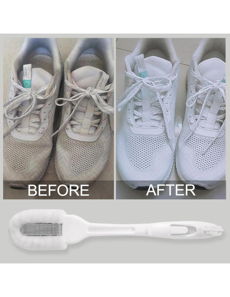 Cepillo de Limpieza de Zapatos Feelorna Doble Extremo 27.5 cm