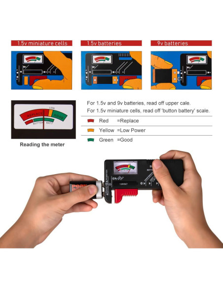 Probador de Baterías FANTIA BT-168 Universal Compacto