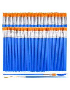 Conjunto de 240 Pinceles de Pintura Evatage - Nylon Suave