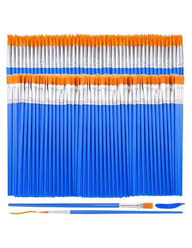 Conjunto de 240 Pinceles de Pintura Evatage - Nylon Suave