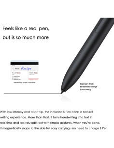Bolígrafo S Pen Reemplazo para Samsung Galaxy Tab S7 FE Negro 2