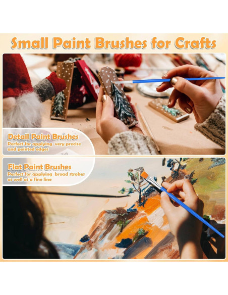 Conjunto de 240 Pinceles de Pintura Evatage - Nylon Suave