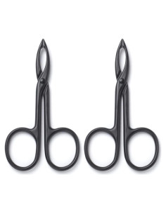 Pinzas de Cejas Motanar 2 Piezas Punta Recta Acero Inoxidable
