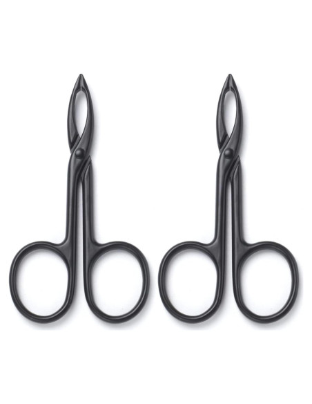 Pinzas de Cejas Motanar 2 Piezas Punta Recta Acero Inoxidable