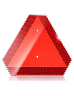 Señal de Seguridad Triangular DXSIGN 14x16" Reflectante Aluminio