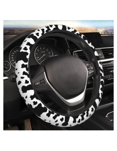 Cubierta de Volante Neopreno Wyayazh 15" Estampado Vaca