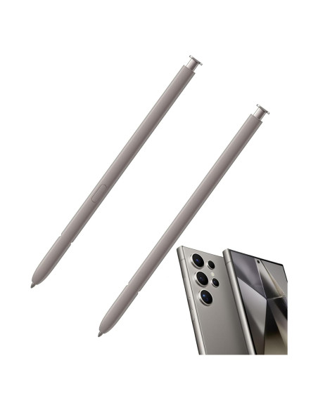 Paquete de 2 S Pen para Samsung Galaxy S24 Ultra Gris