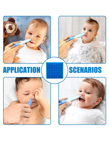 Paquete de 100 Filtros de Higiene Qunlions para Aspirador Nasal