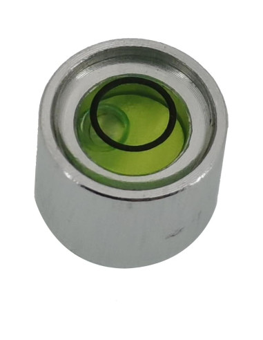 Mini nivel de burbuja The Yan He 7.8x6mm aluminio verde