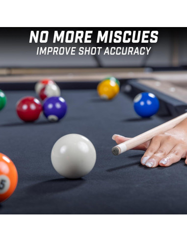 Cubo de Tiza para Taco de Billar GoSports Premium 12 Pack - Negro