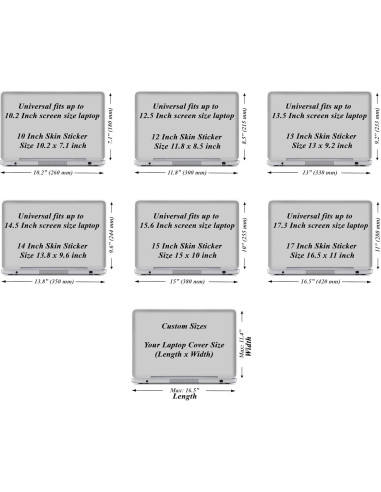 Funda de piel para laptop 11.6-12" Meffort Inc Mariposa Verde Azul