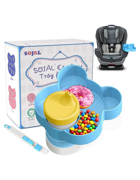 Bandeja de Snacks para Asiento de Auto BlueOrigin - Oso Azul