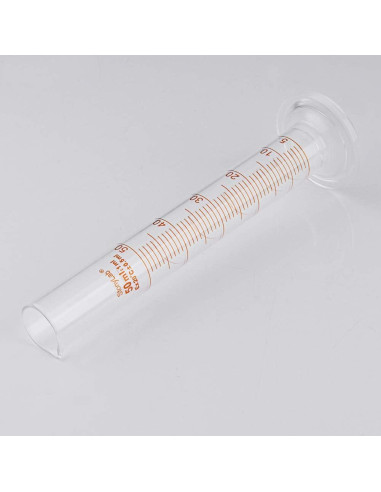 Cilindro Graduado 50 ml StonyLab Vidrio Borosilicato Pared Gruesa