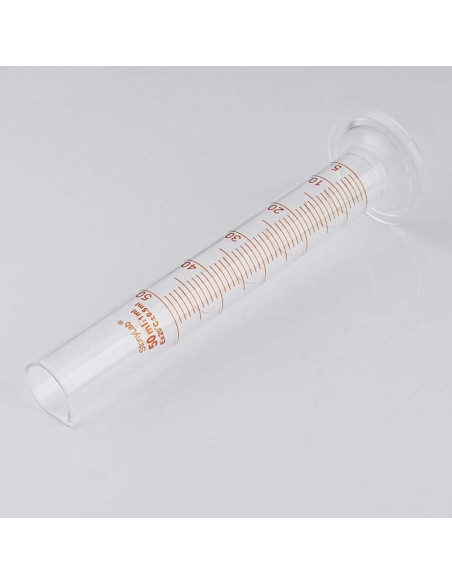 Cilindro Graduado 50 ml StonyLab Vidrio Borosilicato Pared Gruesa