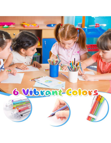 Bolígrafos Multicolor 30 PCS EWPJDK 0.5mm Suave Escritura