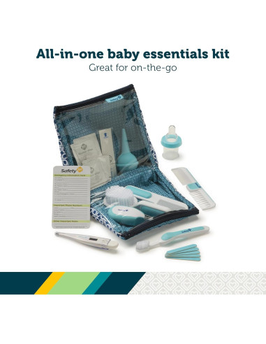 Kit de Cuidado y Aseo Deluxe Safety 1st, 25 Piezas para Bebés
