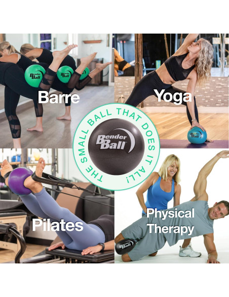 Pelota de Pilates Bender Ball 23 cm para Abdomen y Espalda