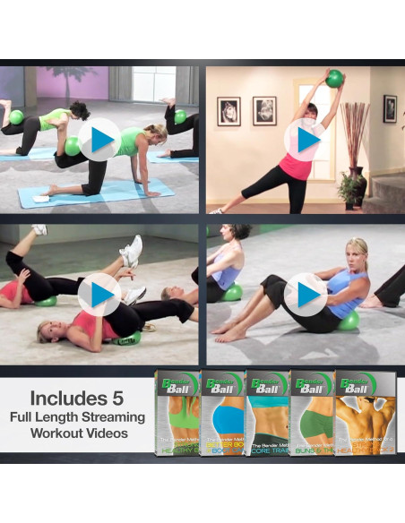 Pelota de Pilates Bender Ball 23 cm para Abdomen y Espalda