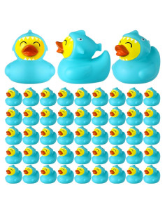 Patitos de Goma Flotantes PullCrease - Tiburón Azul (12 Pcs)