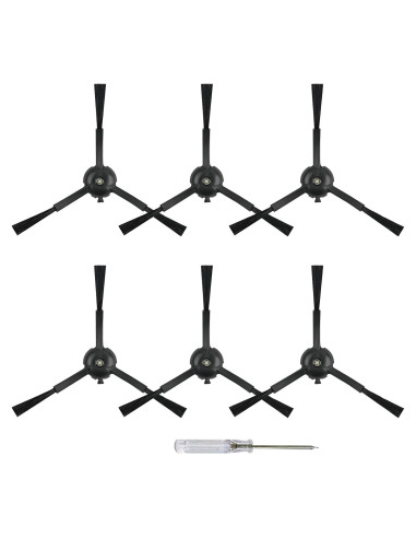 Cepillos Laterales Soniicmomo para Roborock Q Revo y S8 - 6 Piezas