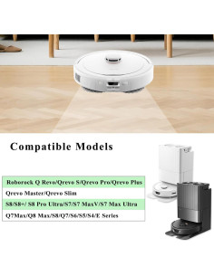 Cepillos Laterales Soniicmomo para Roborock Q Revo y S8 - 6 Piezas 2