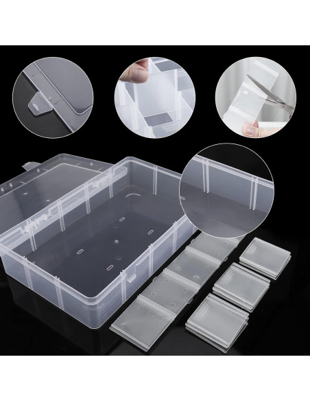 Caja Organizadora de Plástico Exptolii Grande 15 Compartimentos 28x16 cm