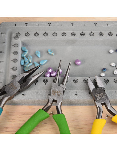 Juego de Alicates Color-ID The Beadsmith 3 Piezas 12.7 cm