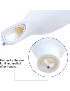 Kit de Tubos Termocontraíbles XHF 205 Pcs 3.5" (8.89 cm) Blanco 2