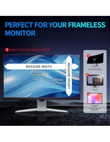 Pantalla de Privacidad Magnética GUDTEKE 23.6" Anti-reflejo