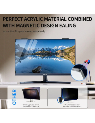 Pantalla de Privacidad Magnética GUDTEKE 23.6" Anti-reflejo
