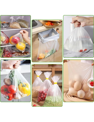 Bolsas de Plástico Transparentes FungLam 30x40cm 350 Pcs