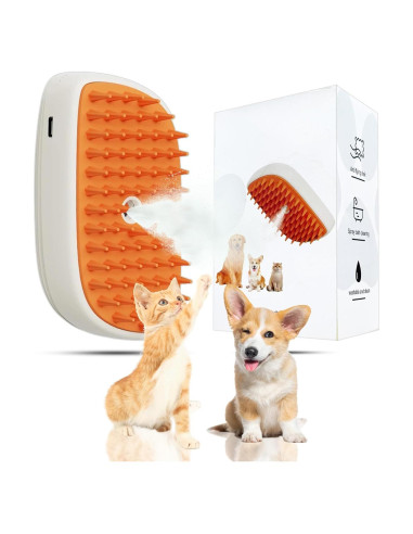 Cepillo de Vapor para Mascotas Wikiazon - Acicalamiento Eficaz