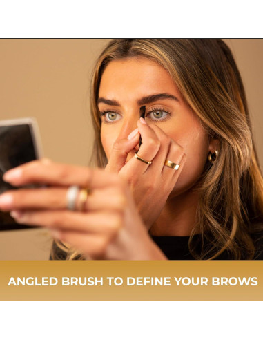 Brocha Aplicadora Doble Fab Brows - Vegana y Hipoalergénica