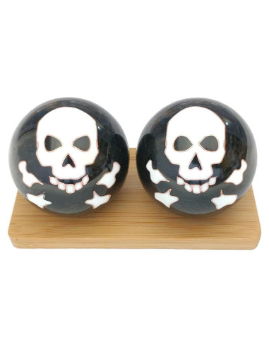 Bolas Baoding Calavera Top Chi - Terapia de Mano Mediana 4.06 cm