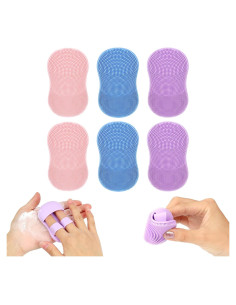 6 Exfoliadores de Silicona SHBLOMK para Limpieza Facial